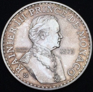 Monaco Rainier III 50 Francs 1975