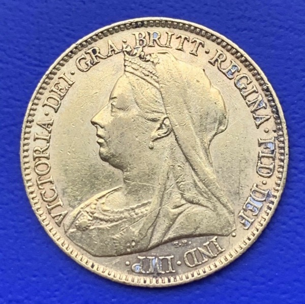 Pièce Or Demi Souverain Victoria 1896