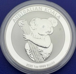 Koala Australie 2020 1 Dollar 31,10g argent pur NEUVE