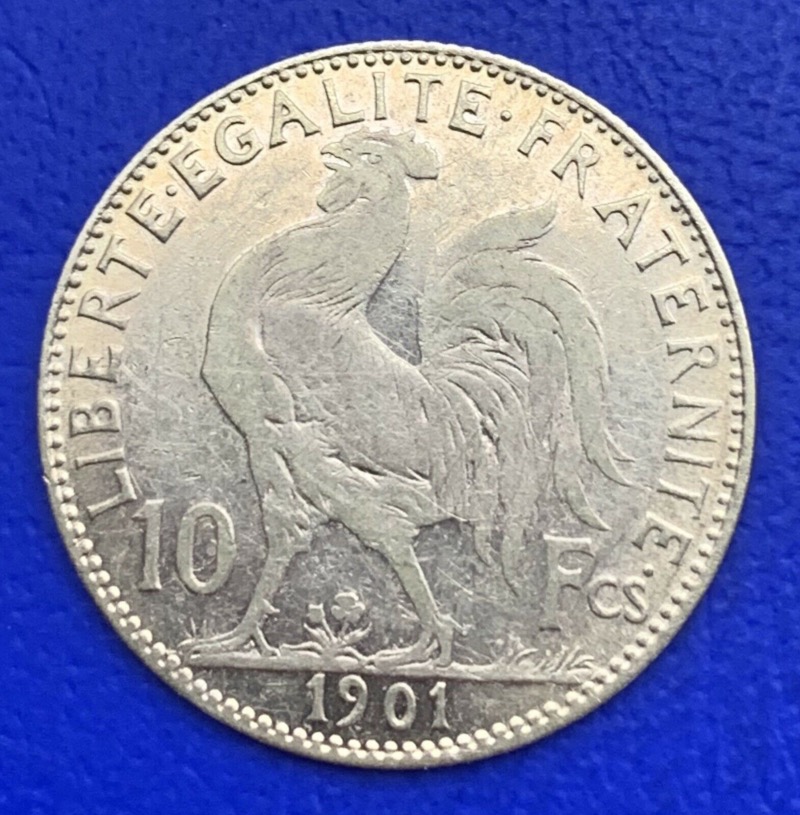 10 Francs or Coq Marianne 1901