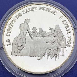 Médaille Argent Bicentenaire de la Révolution - Comité salut public 1793