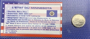 Etats-Unis Quarter dollar État du Minnesota UNC, année 2005