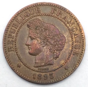 Ceres 5 centimes 1893 A
