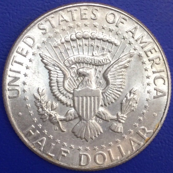 1/2 Dollar - "Kennedy Half dollar" - 1964D - États-Unis