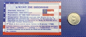 Etats-Unis Quarter dollar Georgie UNC, année 1999