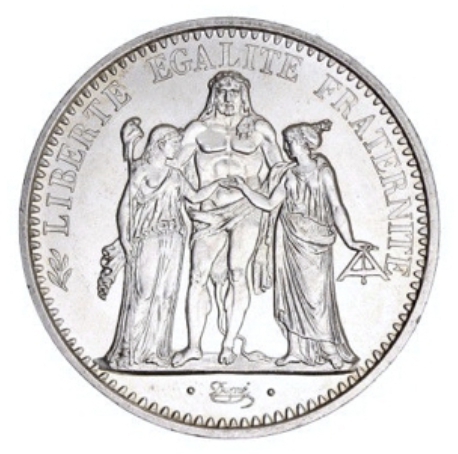 50 francs Hercule argent 1974