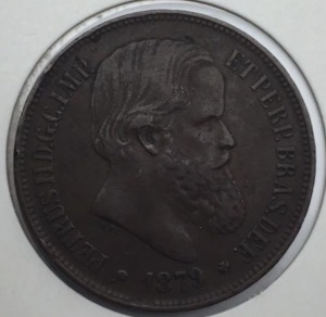 Brésil 40 reis Pedro II 1879