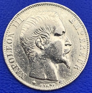 20 Francs or Napoléon III Tête Nue 1856 BB