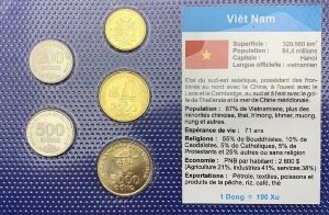 Viêt Nam Série de pièces UNC