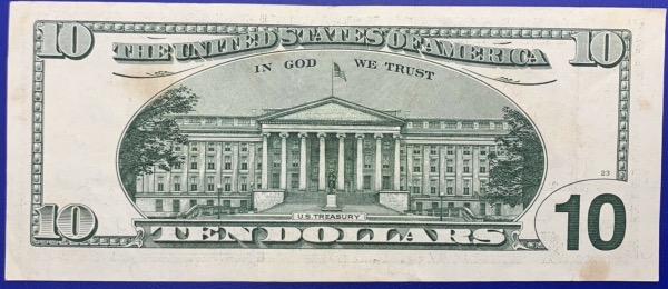 Etats-Unis, Billet 10 dollars Atlanta Star Note 1999, Hamilton