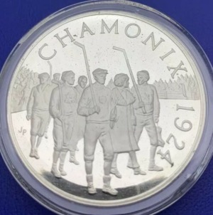 Médaille argent, Histoire des Jeux Olympiques, Chamonix 1924