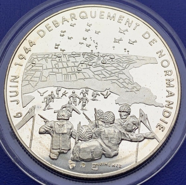 Médaille Argent 39-45 - Débarquement de Normandie