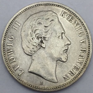 Ludwig II 5 Mark 1876 D