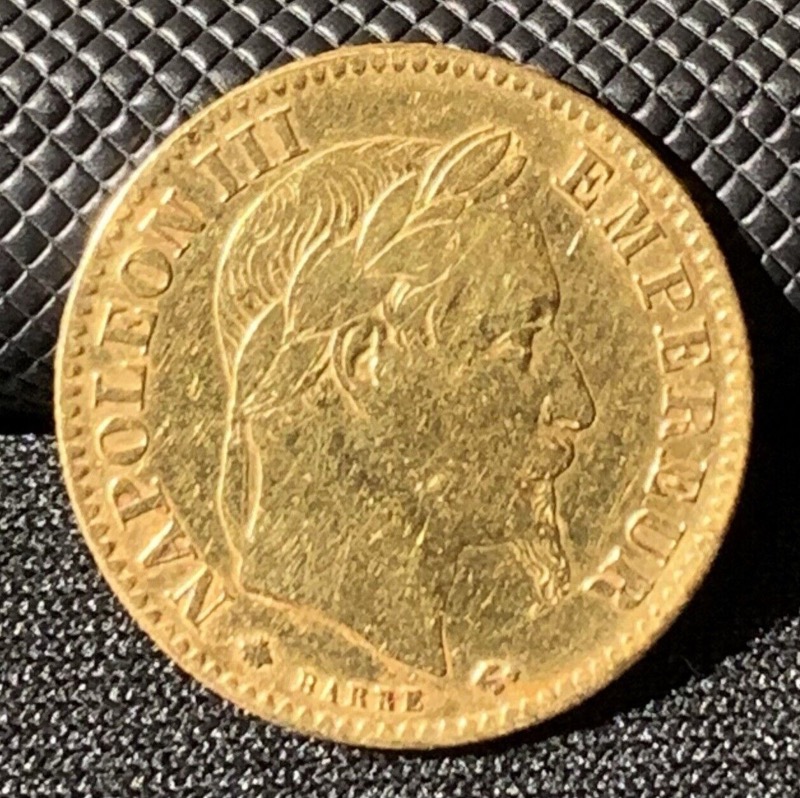 10 Francs or Napoleon III Tête Laurée 1866 A