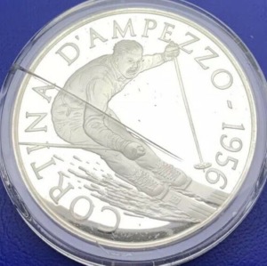 Médaille argent, Histoire des Jeux Olympiques, Cortina D’ampezzo 1956