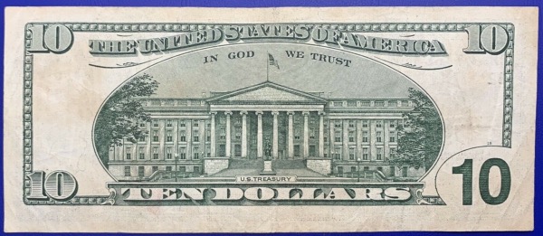 Etats-Unis, Billet 10 dollars New-York 1999, Hamilton