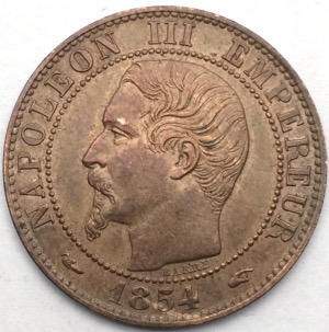 Napoleon III 5 centimes 1854 A