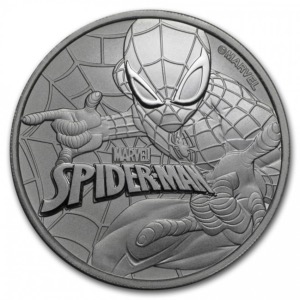 1 oz argent Spiderman Tuvalu 2017