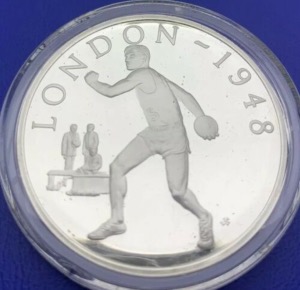 Médaille argent, Histoire des Jeux Olympiques, Londres, 1948