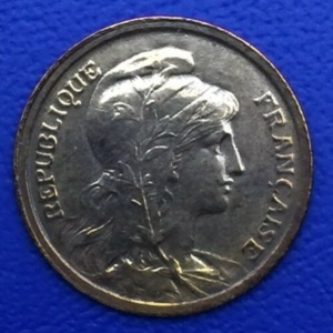 Monnaie bronze, Daniel Dupuis, 1 centime 1919
