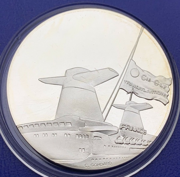 Médaille Argent - Navire, France 1962